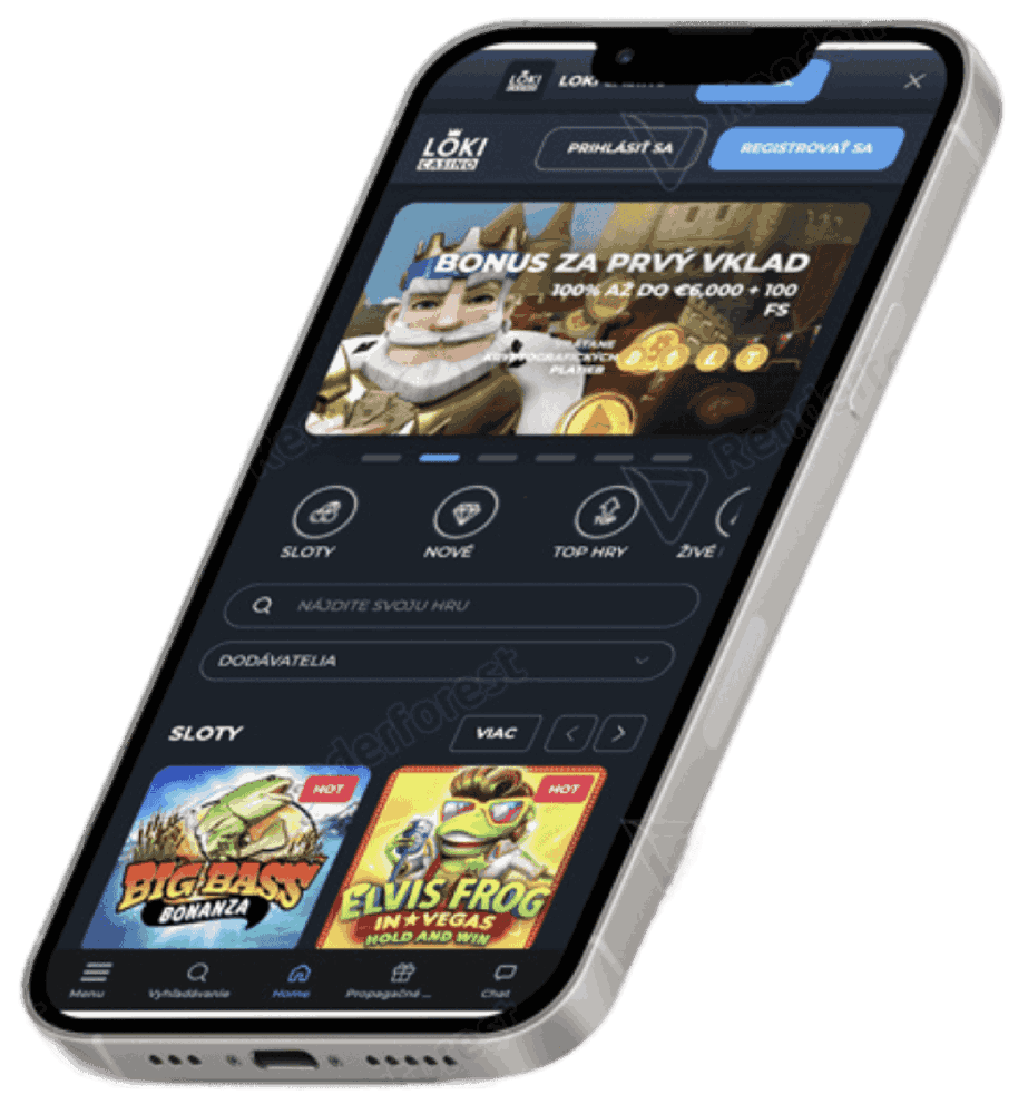 Mobilná verzia Loki casino